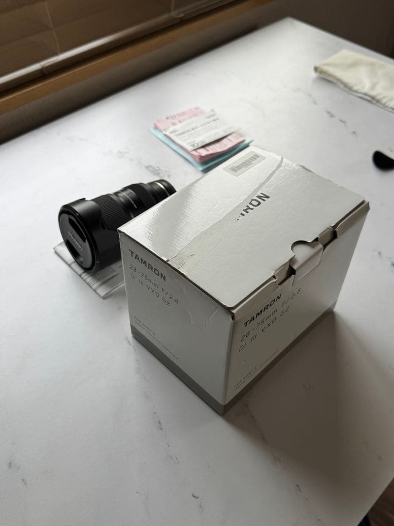 【ほぼ新品】TAMRON28-75 f2.8Di ⅢVXD G2 付属品／箱有