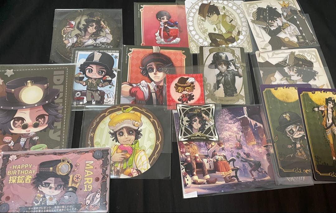 第五人格 IdentityV 探鉱者 アクスタ 缶バッジ カード まとめ売り