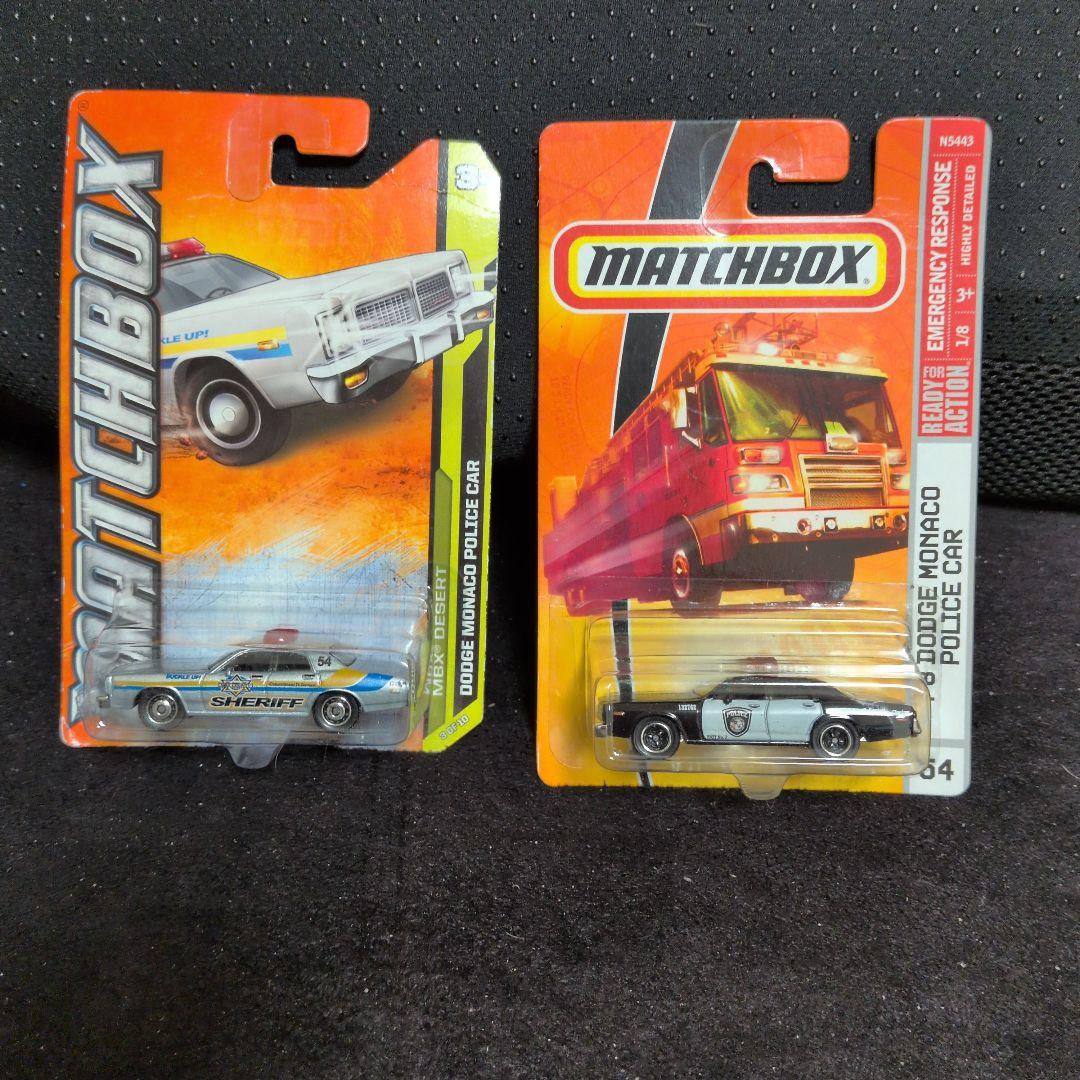 Matchbox ミニカー 2台セット パトカー