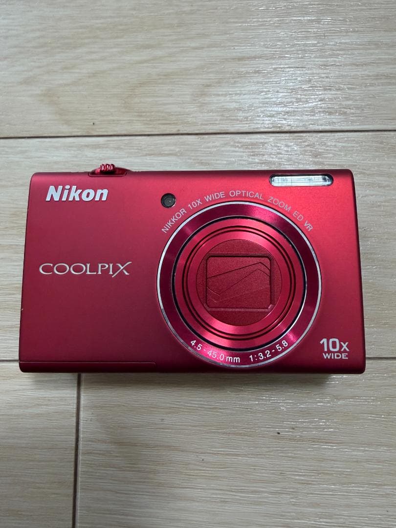 Nikon COOLPIX S6200 レッド コンパクトデジタルカメラ