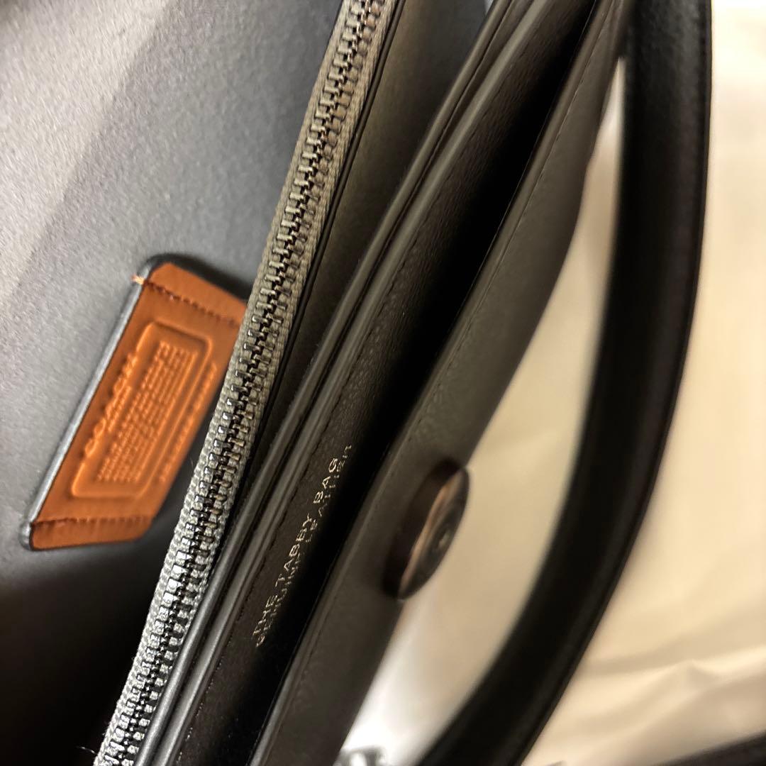 COACHタビー ショルダーバッグ CH857 ブラックシルバー金具