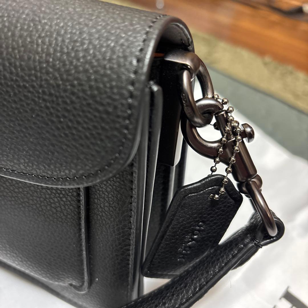COACHタビー ショルダーバッグ CH857 ブラックシルバー金具