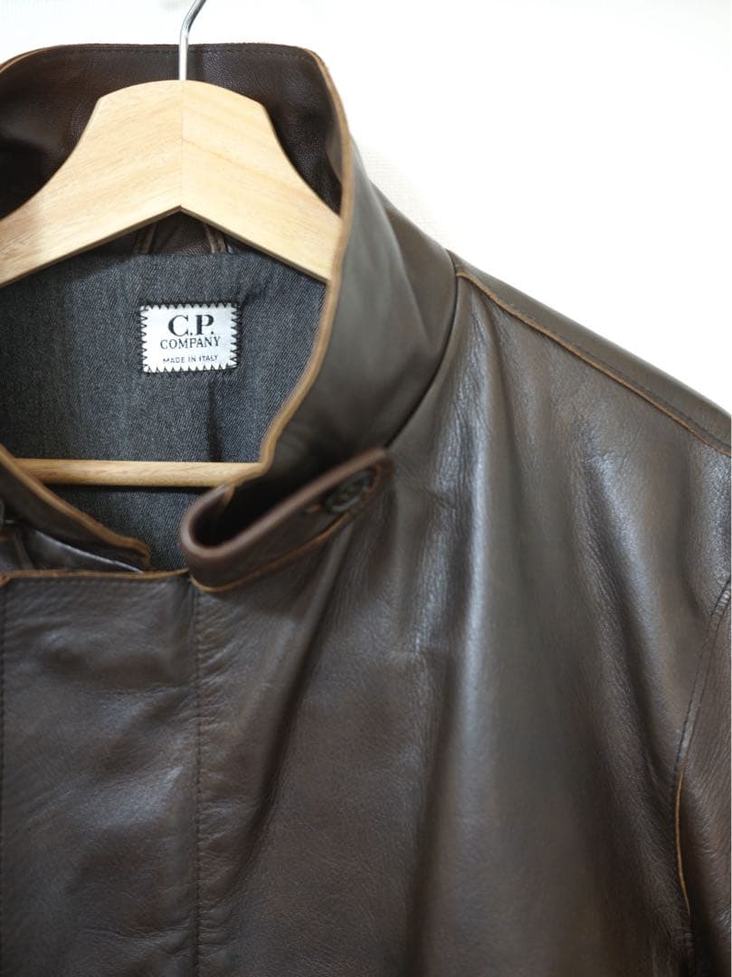 ジャケット・アウター Archive 2002s c.p company leather jacket