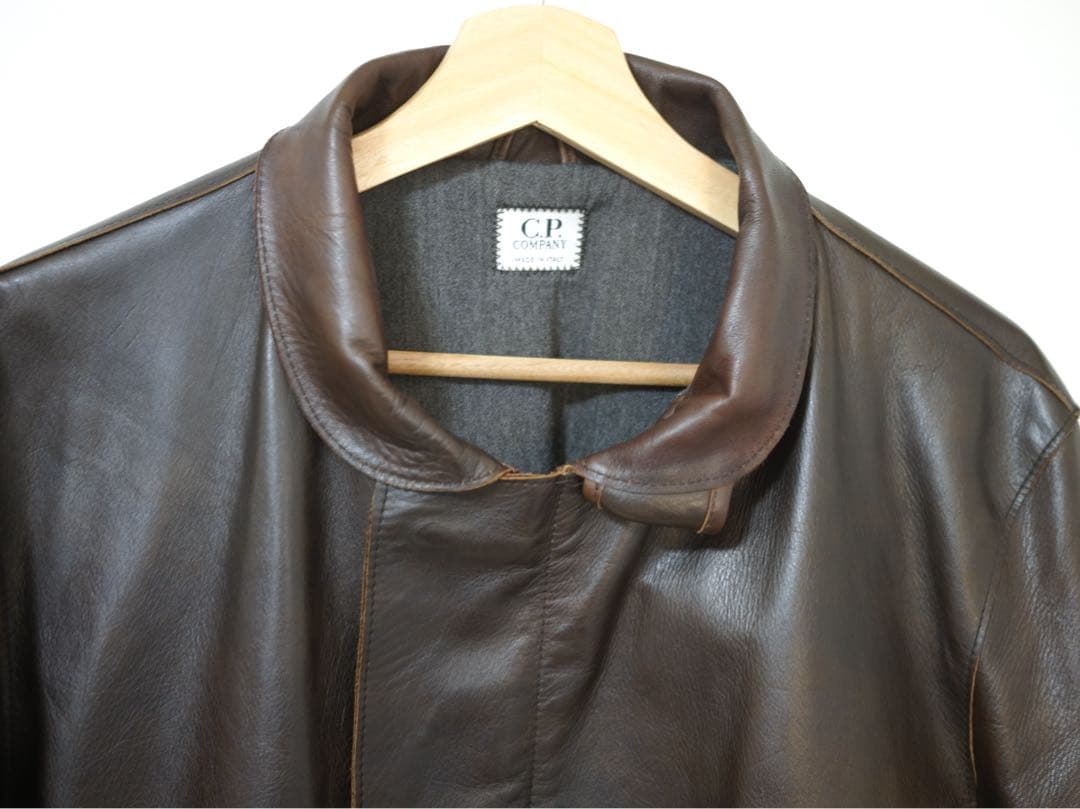 ジャケット・アウター Archive 2002s c.p company leather jacket