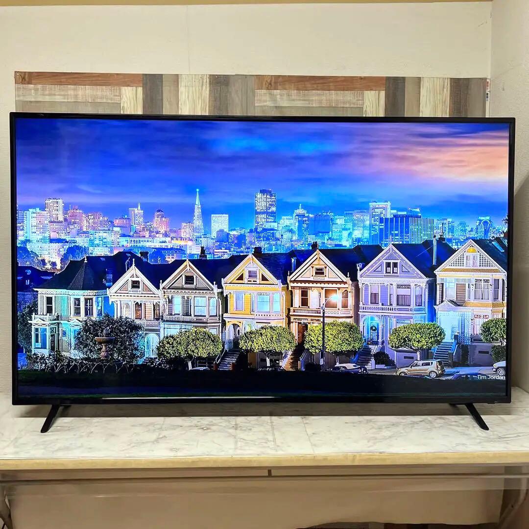 即日受渡❣️全国送料込2年前購入APEX65型4K液晶テレビ外付HDD録画対応