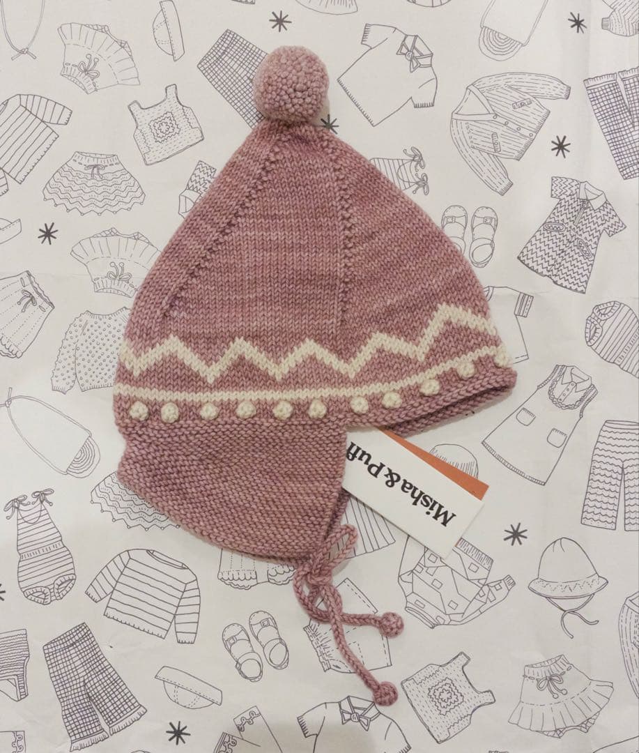 帽子 misha&puff zigzag pointy 4-8y