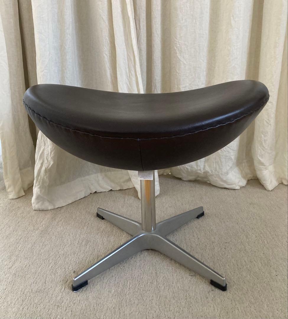 アルネ・ヤコブセン　エッグチェア・オットマン　フリッツハンセン　本革リプロダクト