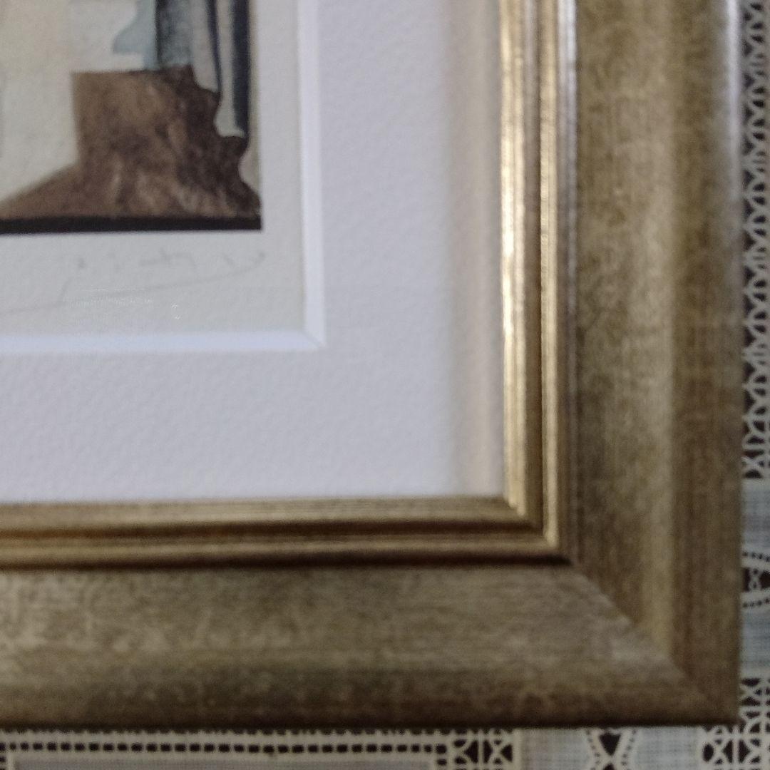 パブロ·ピカソ　リトグラフ『窓辺の静物、サン=ラファエル』サイン入　鑑定書付