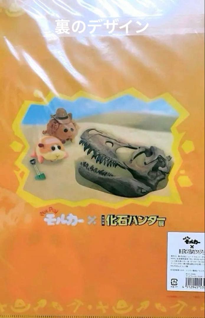 プイプイモルカー 化石ハンター　デザインクリアファイル