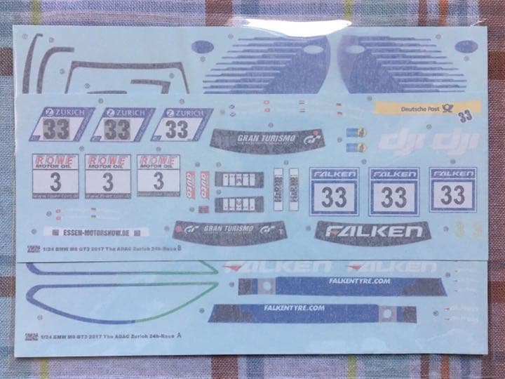 Nunu 1/24 ファルケン BMW M6 GT3 2017 ニュル24時間