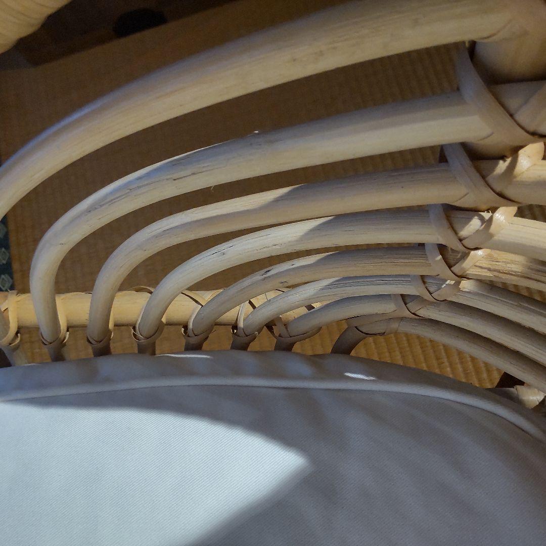 ★momoko★イケア　ラタン　チェア　ブスクボー