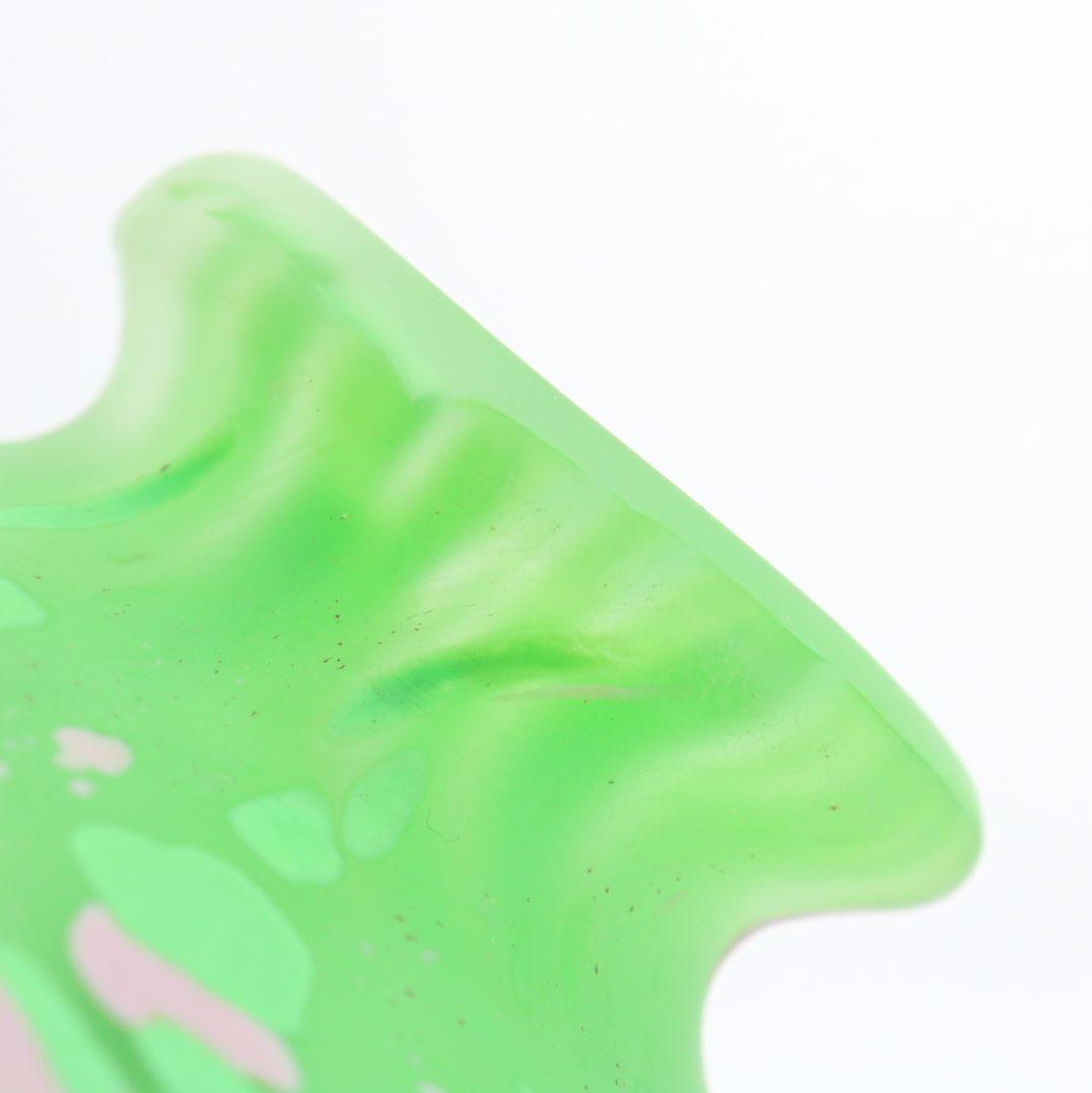 藤田喬平作 手吹 金彩花瓶 ガラス 共箱　C518　DC1