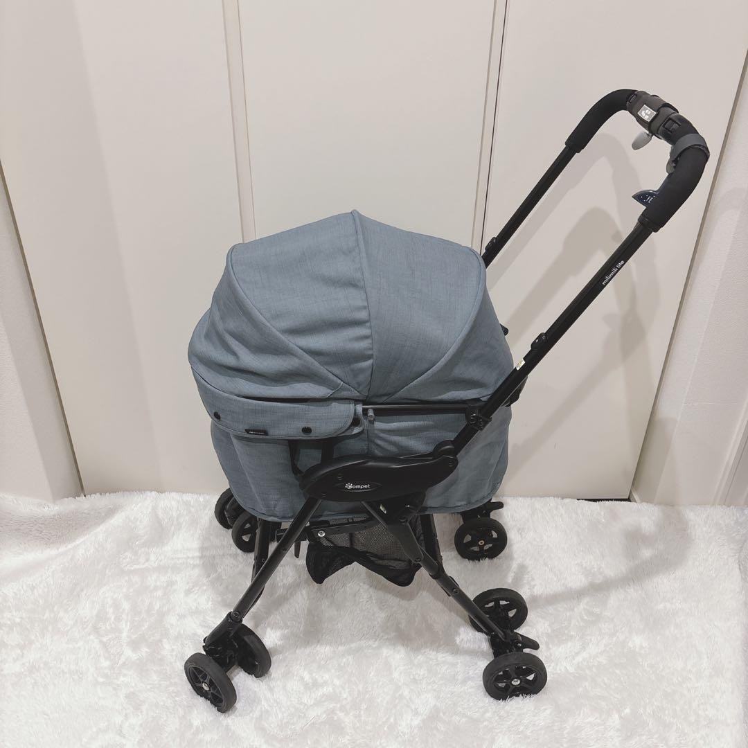 【極美品・おまけ付】Combi コムペット ミリミリライト レイクブルー