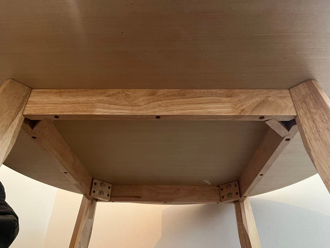 木製丸テーブル 105cm