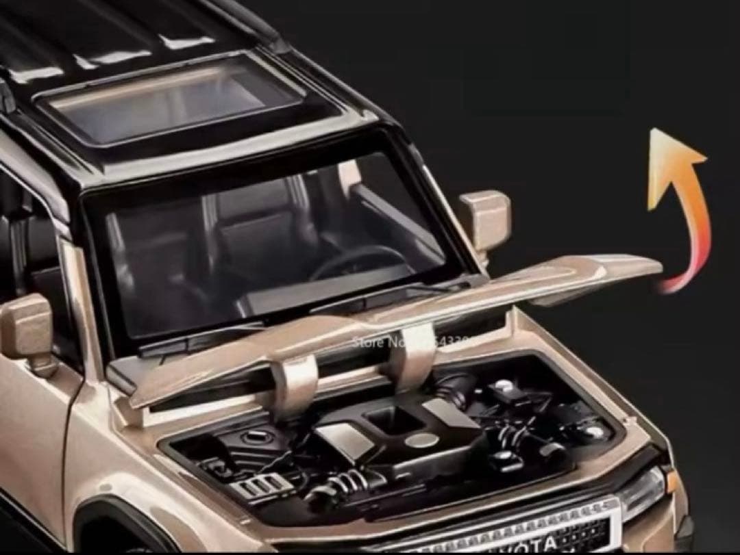 ダイキャスト３台セット　ランドクルーザーland cruiser250ミニカー