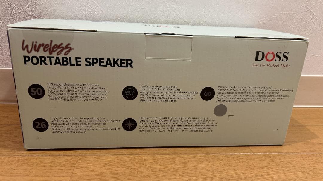 新品半額DOSS SoundBoxPro+P400 Bluetooth スピーカ