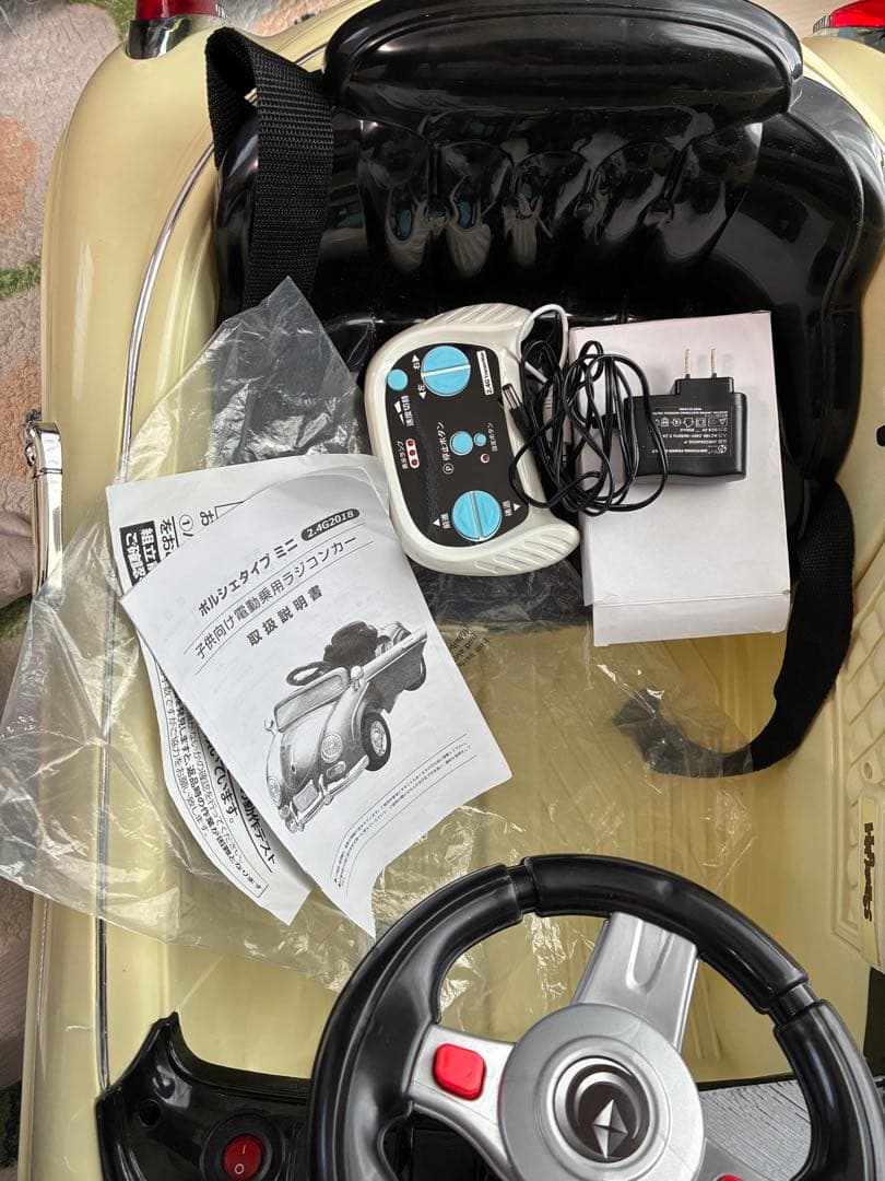 【説明必読】子ども向け電動乗用　ラジコンカー　ポルシェ　結婚式など