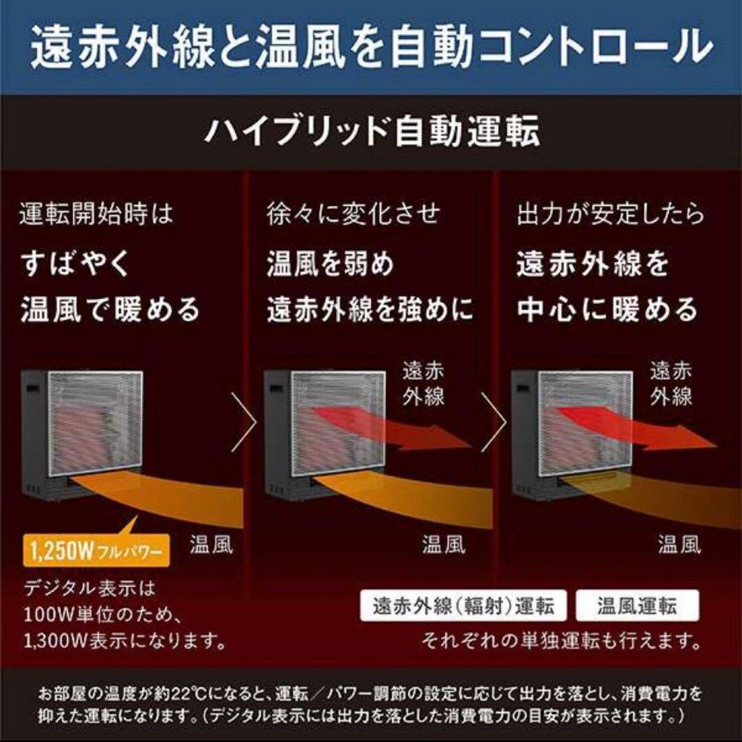 【新品】DAIKIN ダイキン・ハイブリットセラムヒート　WRH134AS-H