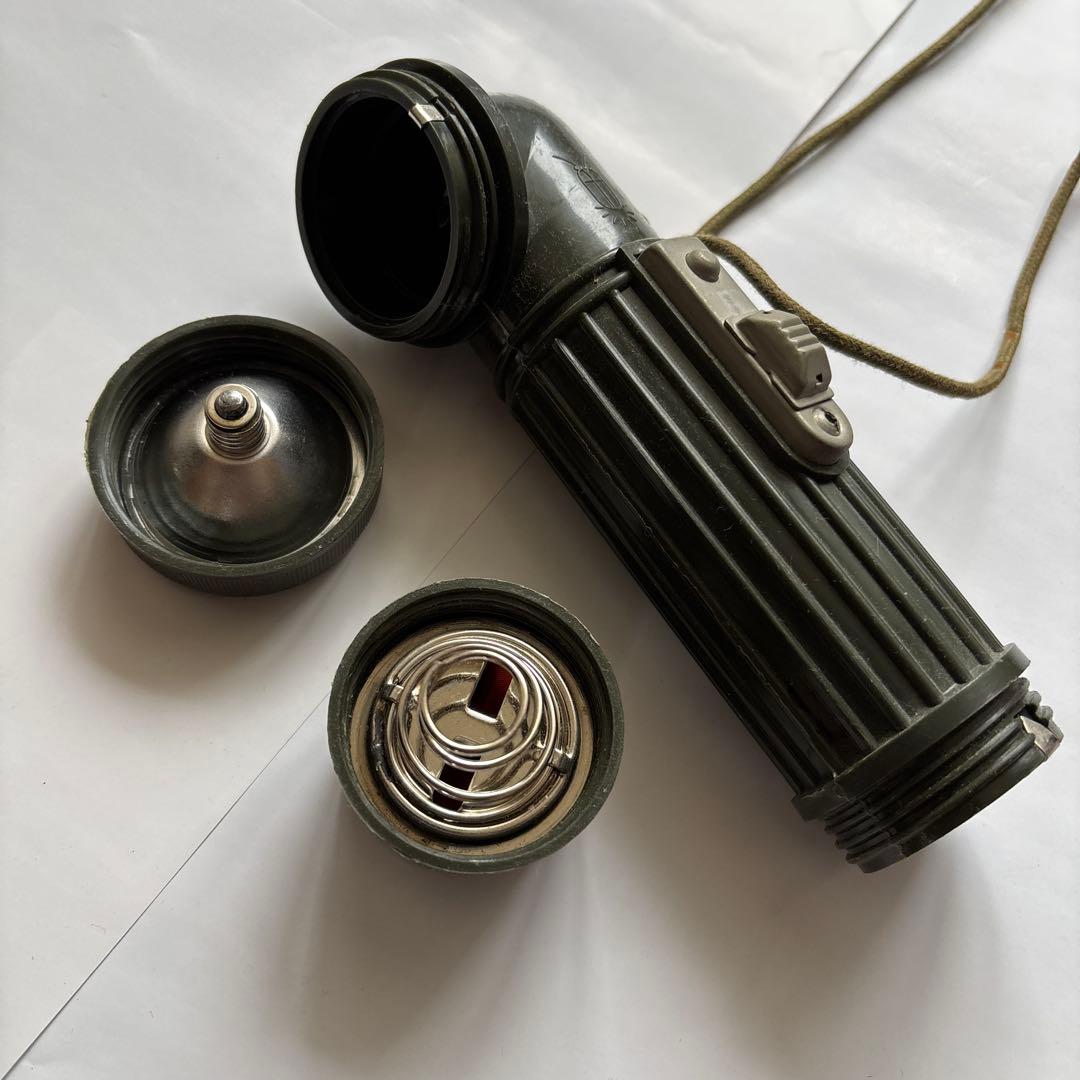 陸自 自衛隊 L 型 ライト 昭和 レトロ 装備 官給品 可動品 蛍マーク