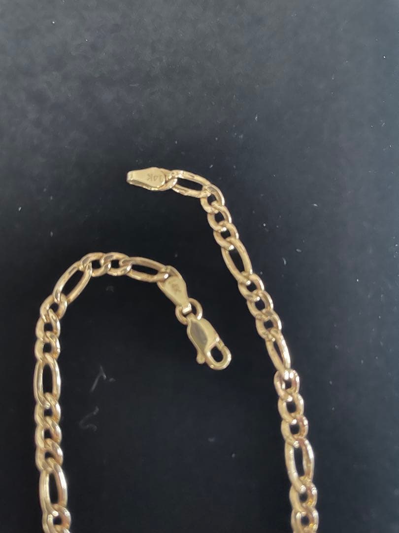 14Kゴールド アンクレット リンクチェーン