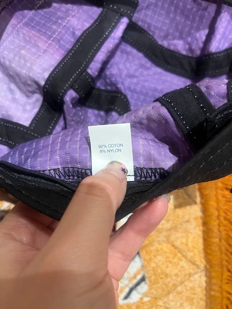 Supreme 紫 ワークキャップ