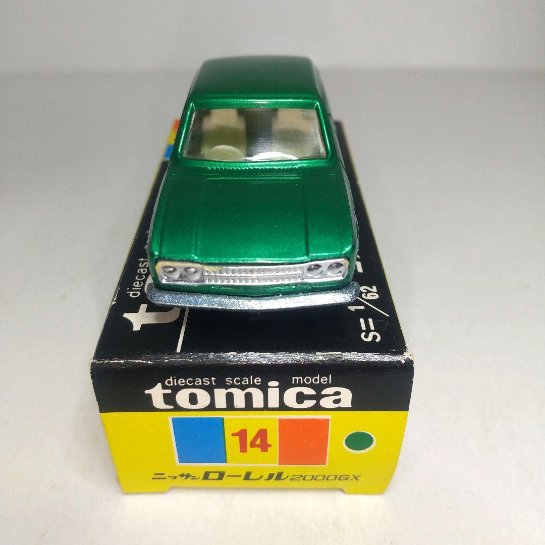 (3754)トミカ 黒箱 日本製 ニッサン ローレル 2000GX 1Fホイール