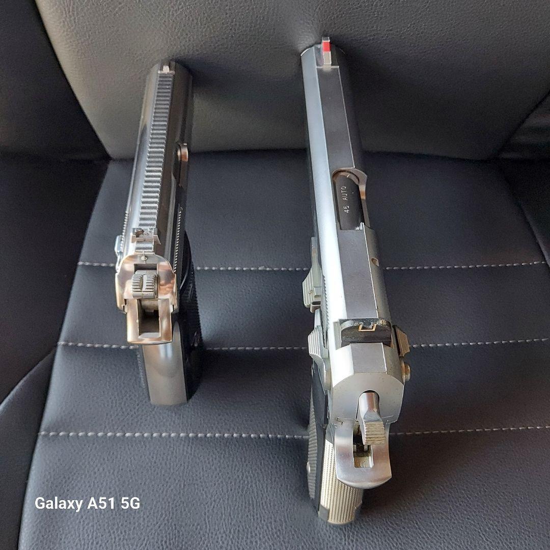 MGC製 M645 ★ マルゼン　ワルサー　PPKシルバー　ガスガン　セット