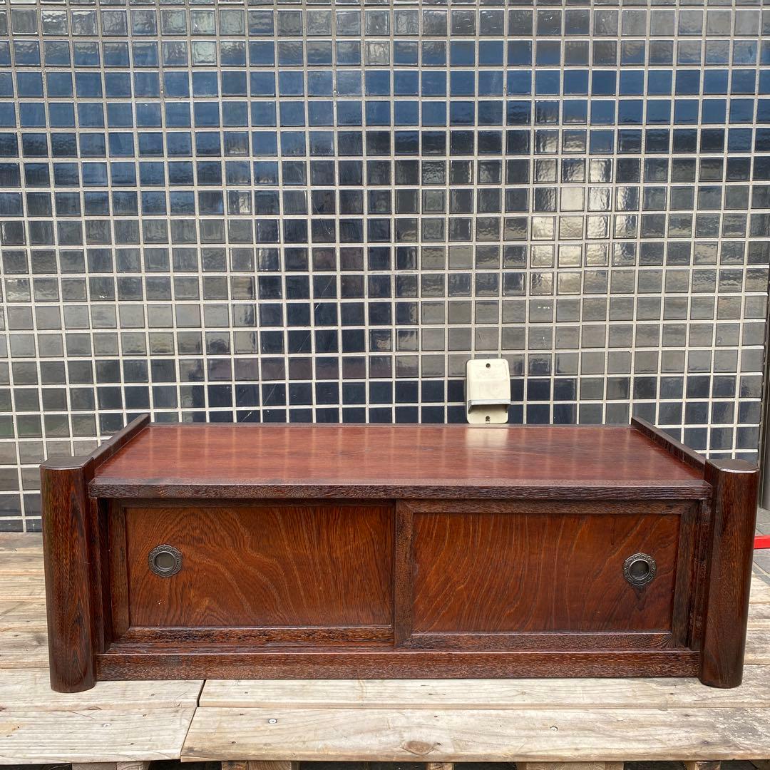 時代物 昭和レトロ 置き床 ローチェスト 飾り棚 文机 収納 古道具 古民家