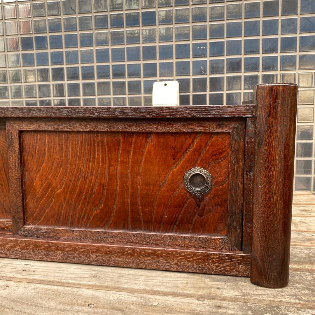 時代物 昭和レトロ 置き床 ローチェスト 飾り棚 文机 収納 古道具 古民家