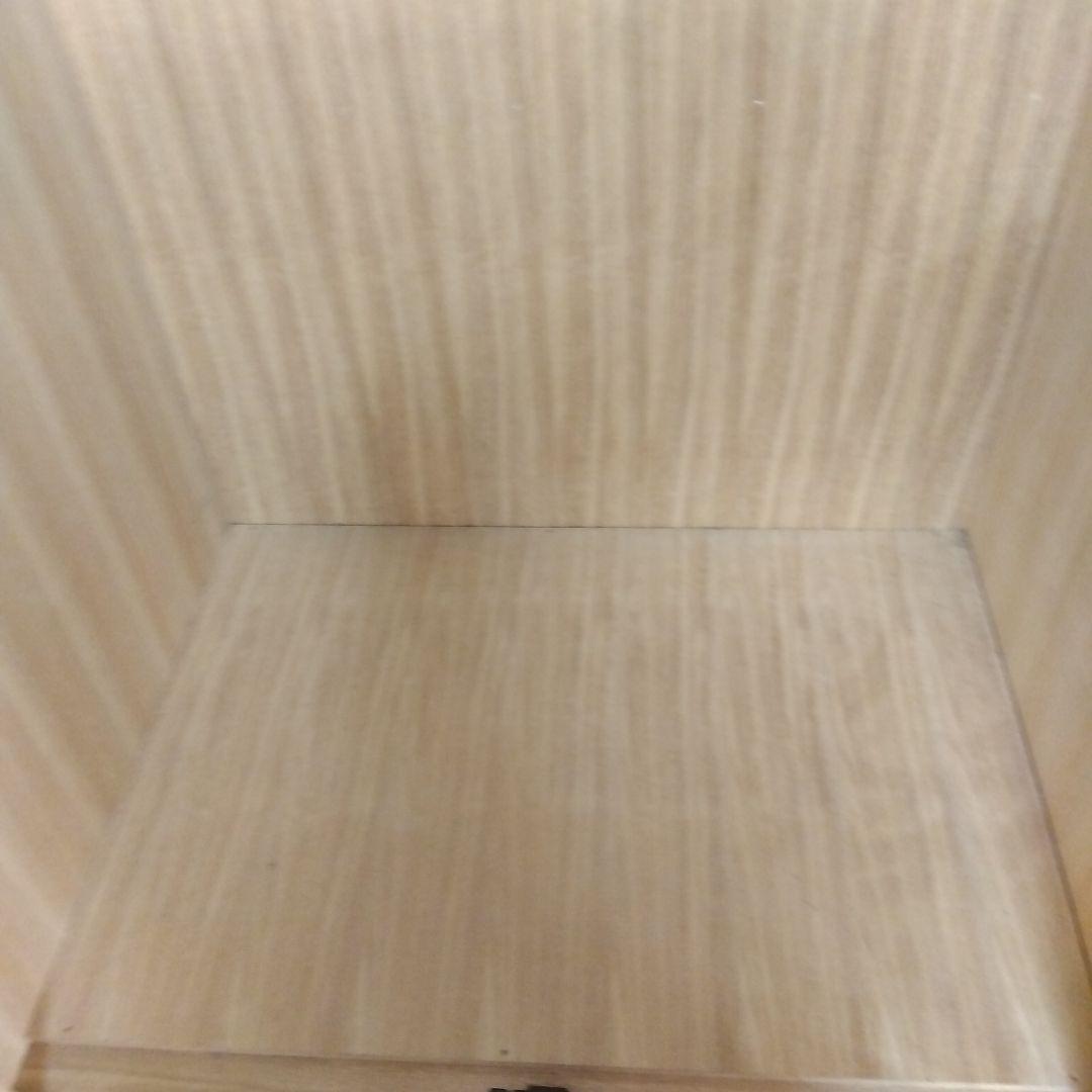 洋風和ダンス 高級婚礼家具 整理箪笥　昭和レトロ エンジ色 花柄