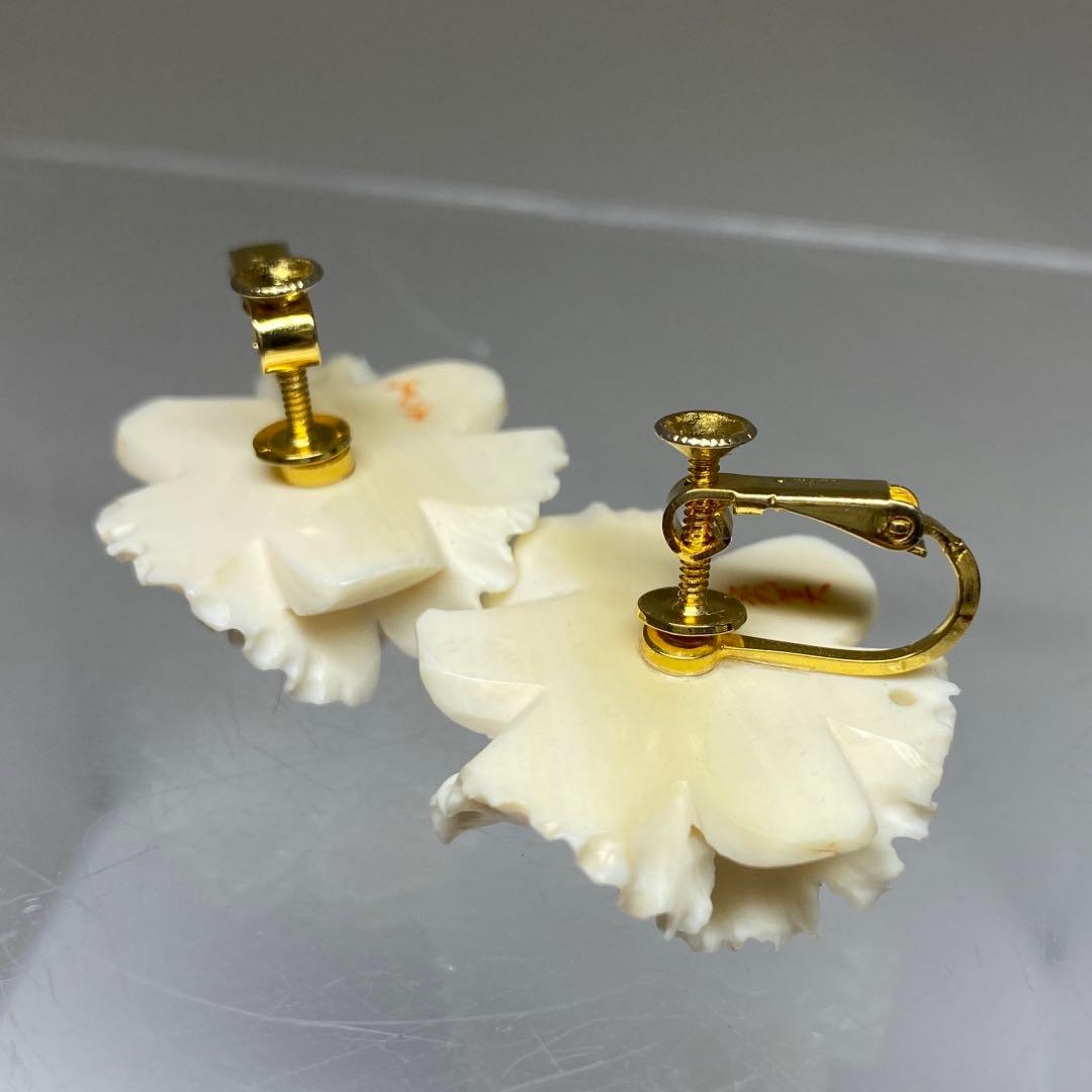 荒巻秀美作　カトレアネックレス、イヤリング　共箱　72g 東Y7-0220☆2F