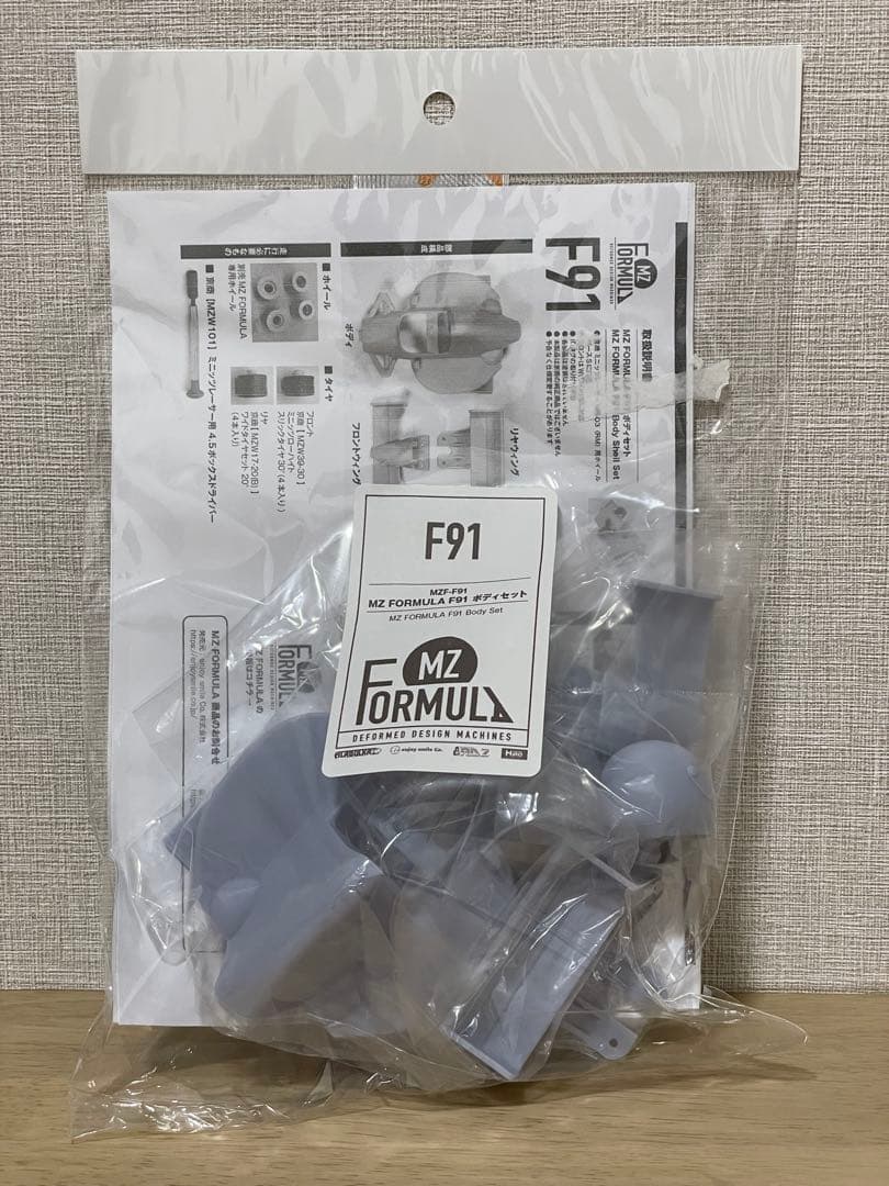 【新品】京商 ミニッツ用MZフォーミュラ F91用ボディ4点セット