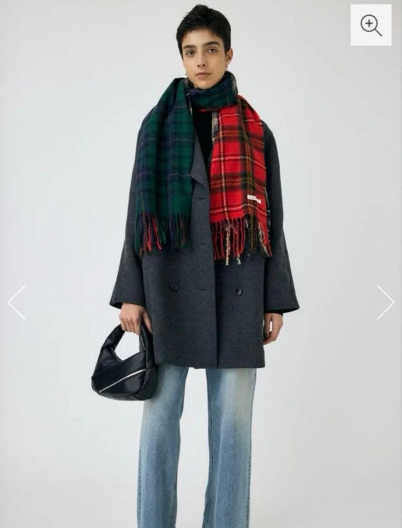 DOUBLE BREASTED ミドルコート　GLAY