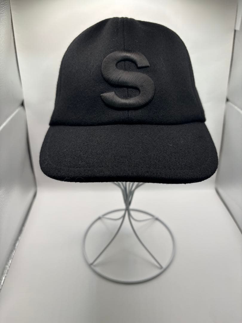 Sacai サカイ22AW WOOL MELTON CAP S帽子 ブラック