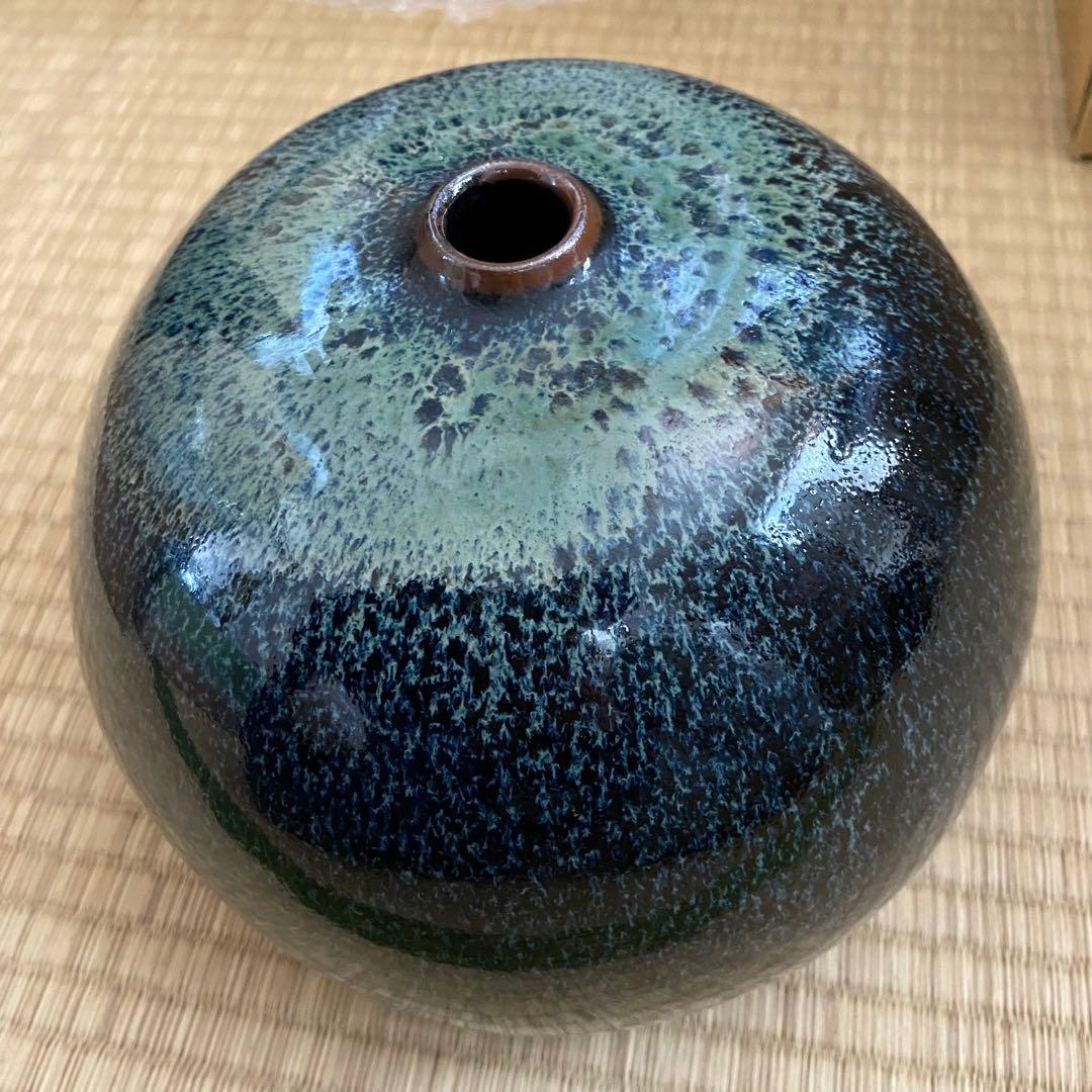 ⚫︎小石原焼　花瓶　工芸品　　　　　　　リS