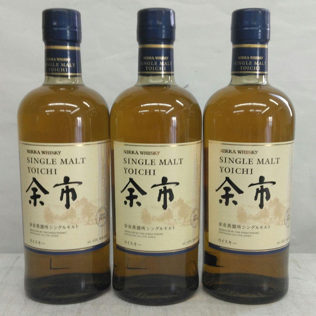 余市 シングルモルトウイスキー 3本セット