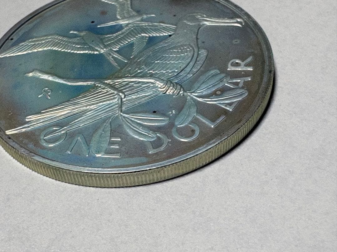 【銀貨保証】ヴァージン諸島 プルーフ貨幣セット 1ドル銀貨　2枚まとめて