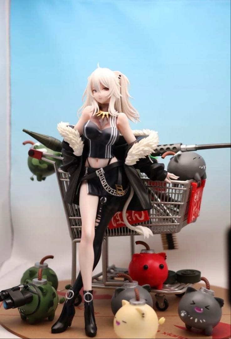 ホロライブ　ガレージキット　フジヤマサンカク　獅白ぼたん　完成品フィギュア