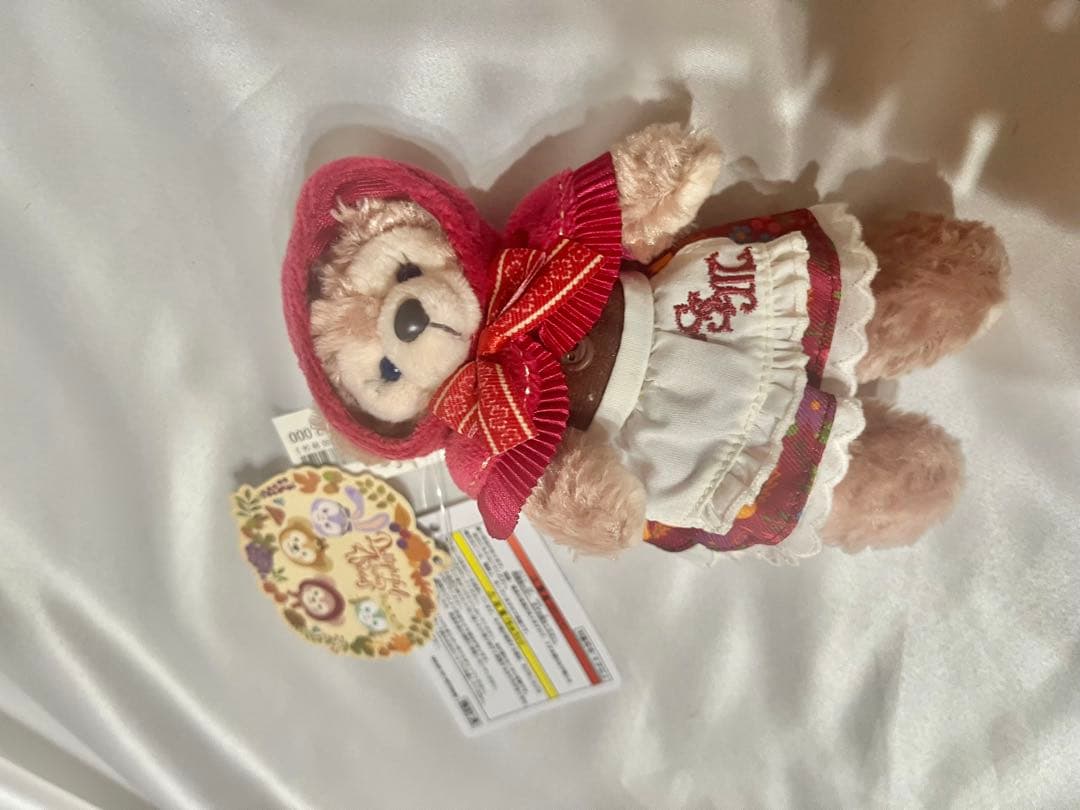 【未使用タグ付き】ダッフィー＆フレンズ 秋のぼうけん ぬいぐるみバッジ