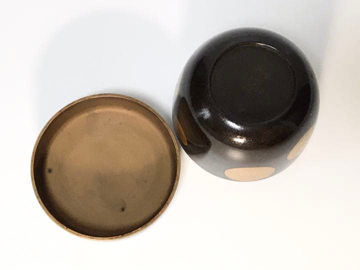 骨董　菊　秋草図　蒔絵　高台寺蒔絵　棗　江戸時代初期