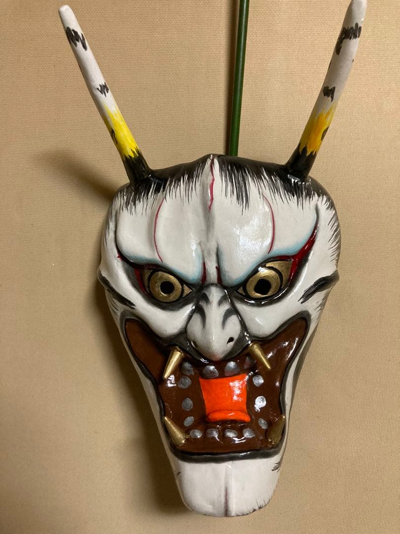 神楽面　般若　咥え面　No.44