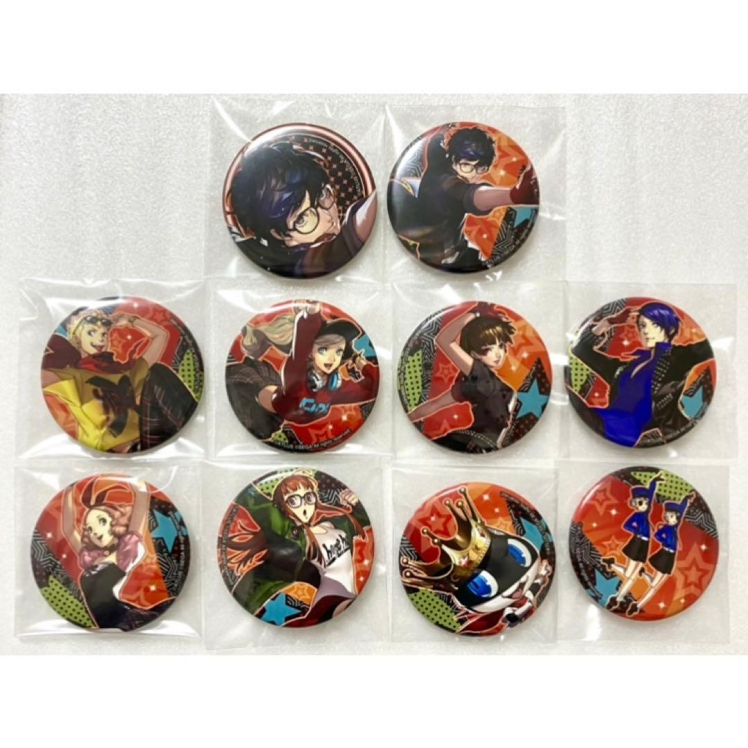 ペルソナ5 ダンシング スターナイト 缶バッジ 蓮 主人公 杏 祐介 双葉