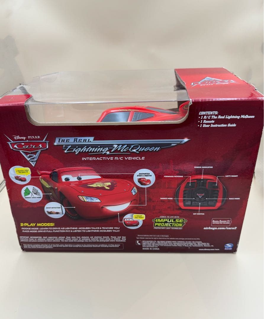 【レア】カーズ ラジコン ザ・リアル・ライトニング・マックィーンAIR HOGS