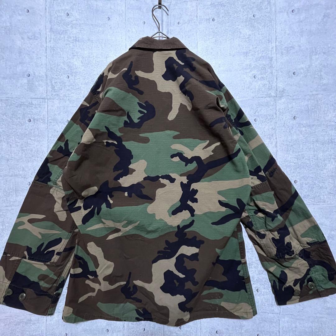 j116 US NAVY ウッドランドカモ コンバットジャケット ミリタリー
