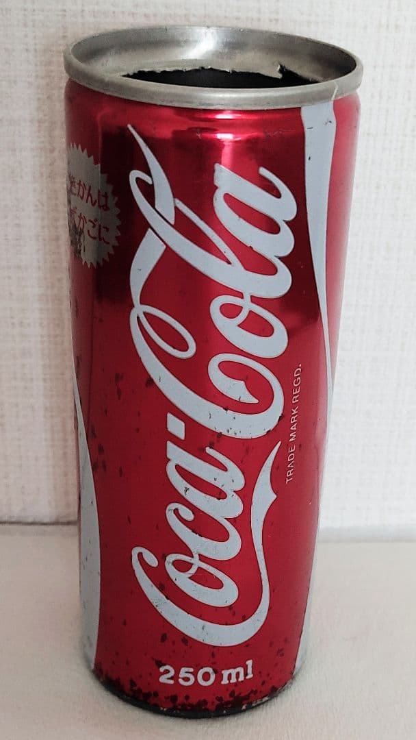 【レア】1970年代コカ・コーラ空き缶 アルミ製 250ml 昭和レトロ 当時物