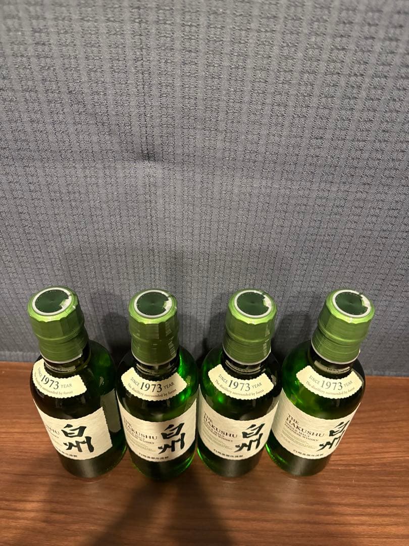 白州　シングルモルトウイスキー　ミニボトル　180ml 4本