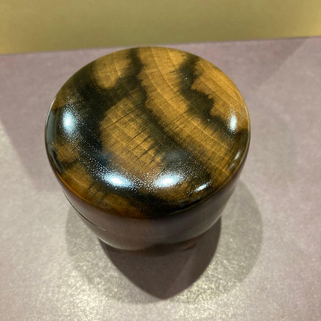 最終価格　おかや木芸　黒柿　中棗