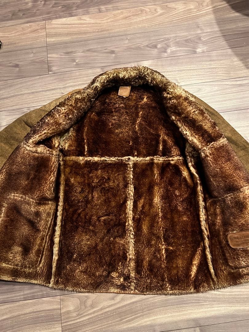 PITIC LEATHER ヴィンテージ　ムートンコート　メキシコ製