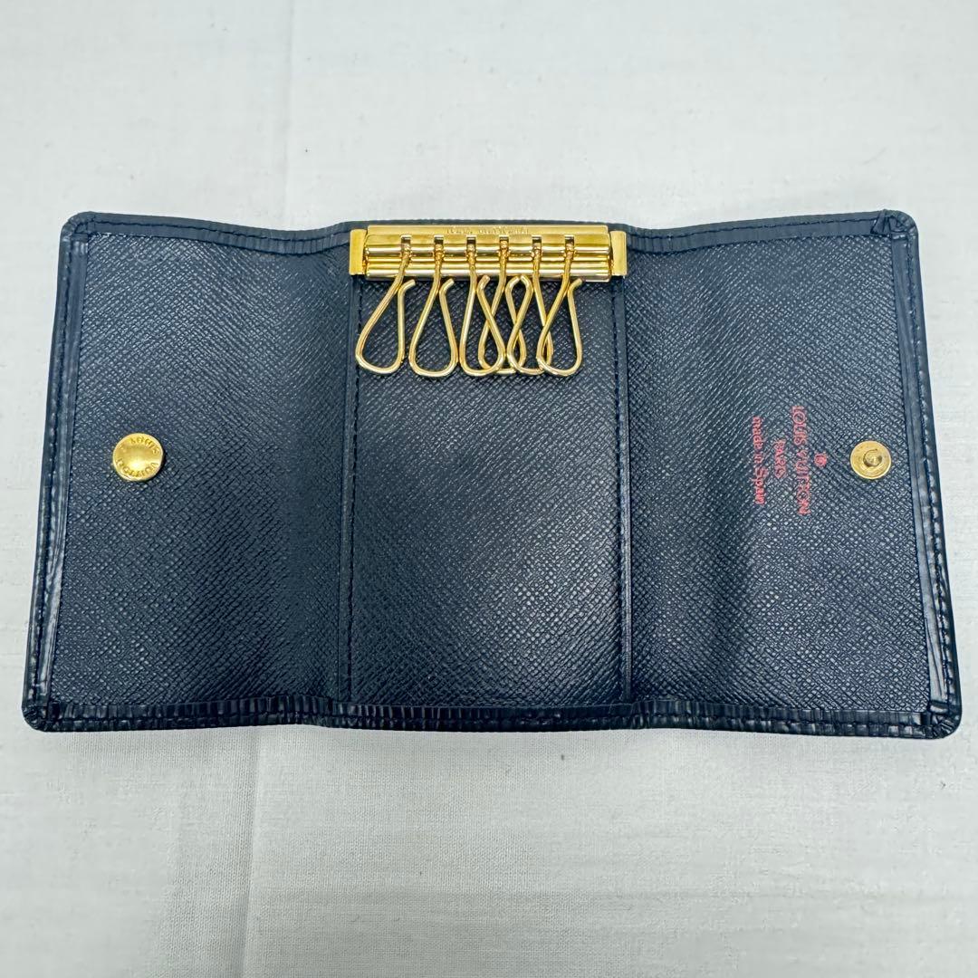 【TM4-80-10】美品 ルイヴィトン エピ キーケース ブラック