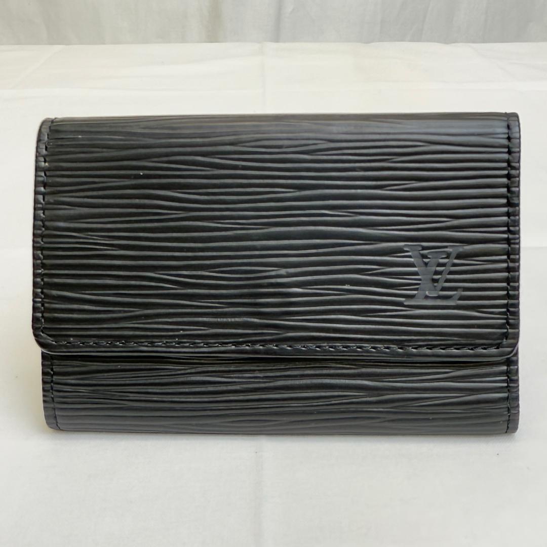 【TM4-80-10】美品 ルイヴィトン エピ キーケース ブラック